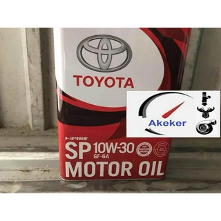 Toyota Motor Oil SP 10W30 Gf-6a 08880-13805 4L  Made In Japan