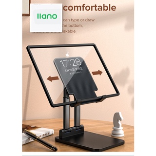 llano ipad standขาตั้งไอแพด แท่นวางแท็บเล็ตแบบปรับได้แบบพกพาพับได้สำหรับ แท็บเล็ต มือถือPortable Tablet Phone Holder