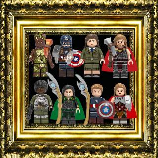 เข้ากันได้กับ Leging Minifigures SpiderMan Jane Foster Peggy Carter Endgame Building Blocks ของเล่นสําหรับเด็ก