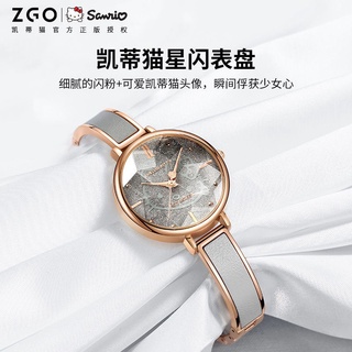 Zhenggang ZGOx Hello Kitty นาฬิกาข้อมือแฟชั่น กันน้ํา ระดับไฮเอนด์ สําหรับสตรี 2021