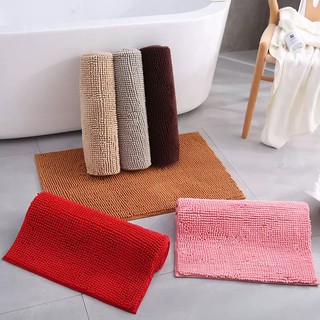 พรมเช็ดเท้าmicrofiber ขนาด38*58 พรมเช็ดเท้าตัวหนอน พรมเช็ดเท้ากันลื่น