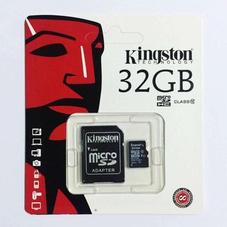 สินค้า Kingston Memory Card 32 GB Class 10คิงส์ตัน เมมโมรี่การ์ด Micro SD (SDHC) 32 GB Class 10