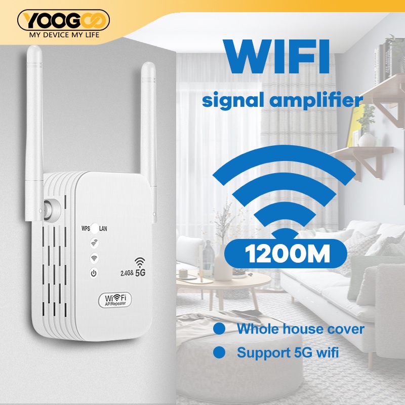 WiFi Repeater 300Mbps/1200Mbps เครือข่ายไร้สาย Extender Wifi เราเตอร ...