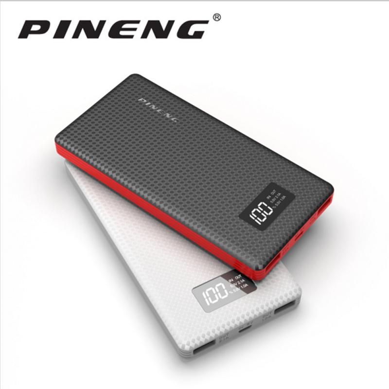 PN-963 10000 มิลลิแอมป์ชั่วโมงแบตเตอรี่พกพาธนาคารพกพา USB เครื่องชาร์จ พร้อมไฟ LED สำหรับ iphone xiaomi