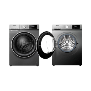 [Per-sale ของเข้า 8ม.ค.]Hisense เครื่องซักผ้าฝาหน้า สีเทา รุ่น WDQY1014EVJMT ความจุ 10 กก. New ไม่มีบริการติดตั้ง