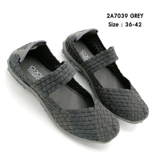 5okshop รองเท้าผ้าใบ ยางยืด เพื่อสุขภาพ รุ่น 2A7039 มีไซส์ใหญ่พิเศษ