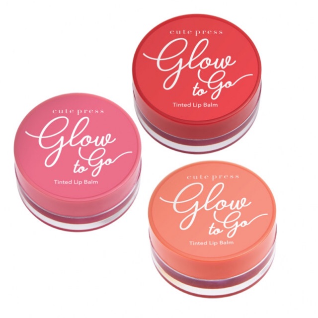 ภาพหน้าปกสินค้าCute Press Glow To Go Tinted Lip Balm ขนาด 6.5g จากร้าน tonycosmetics บน Shopee