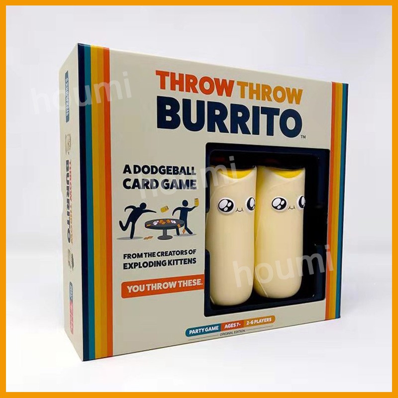 【HOUMI】เกมกระดานของเล่นสำหรับเด็ก Throw Throw Burrito Kickstarter