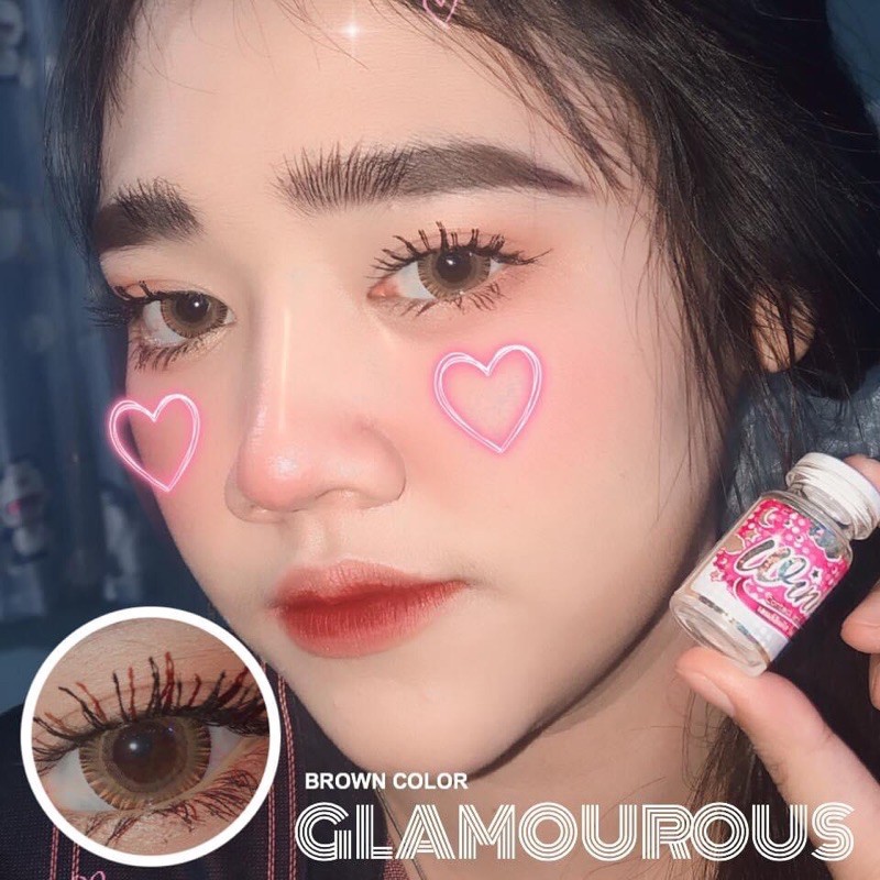 glamourus-brown-บิ๊กอายส์-คอนแทคเลนส์ตาโตลายฮิต