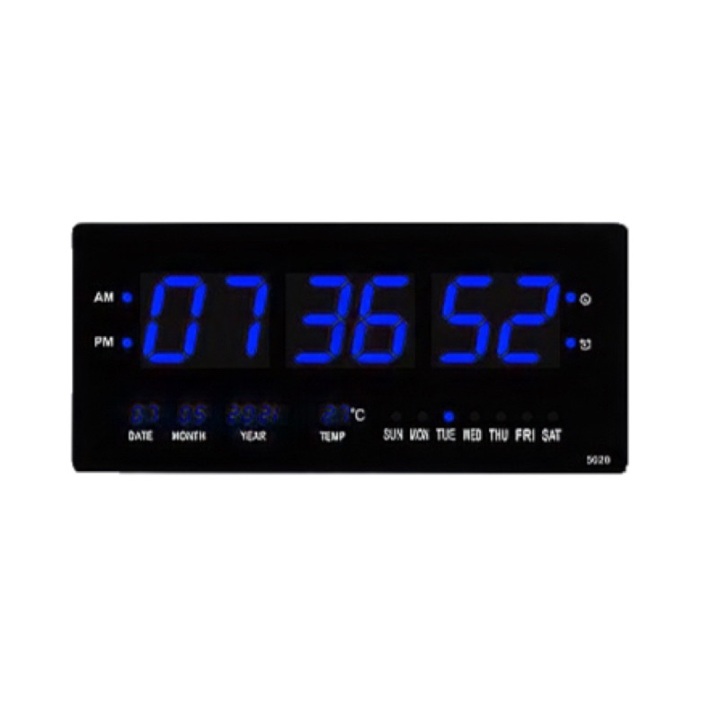 นาฬิกาดิจิตอล-hb5020-49x23x3cm-นาฬิกา-ตั้งโต๊ะ-led-digital-clock-นาฬิกาแขวน-นาฬิกาตั้งโต๊ะ