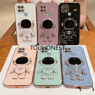 เคส Oppo A15 A15S เคส Oppo A9 2020 A5 2020 เคส Oppo A53 2020 A32 Case Oppo A52 A92 เคส A72 A12E A5 A3S เคส Oppo A7 A5S A12 A11K เคส Oppo F9 F9 PRO โทรศัพท์ซิลิโคน แบบนิ่ม ลายนักบินอวกาศ สําหรับ