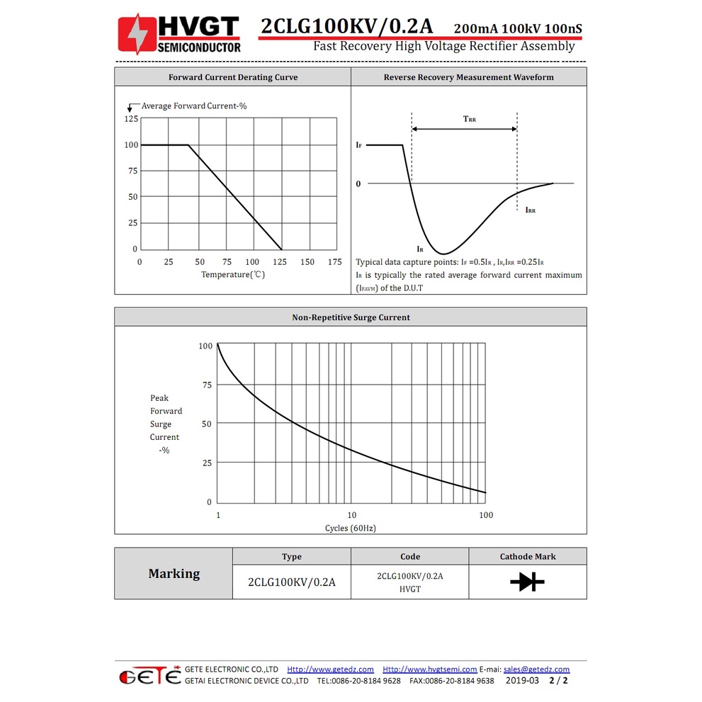 hvgt-high-voltage-diode-2clg100kv-0-2a-silicon-rectifier-assembly-200ma-100kv-100ns-fast-recovery-high-frequency