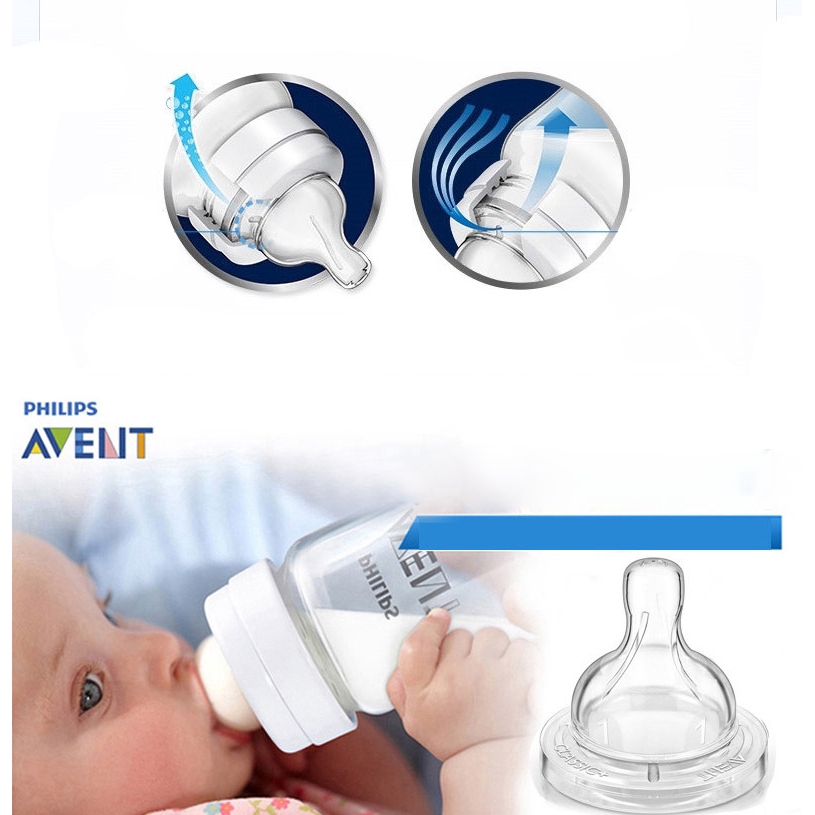 philips-เหมาะสำหรับ-avent-จุกนมแบบจุกกว้างแบบคลาสสิคไม่มี-bpa