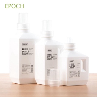 Epoch ขวดจ่ายน้ํายาซักผ้า แชมพู น้ํายาซักผ้า ขนาดใหญ่ 400 600 1000 มล. เติมได้ หลากสี