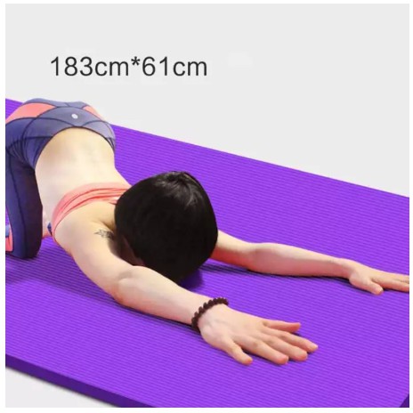 ภาพสินค้าเสื่อโยคะ เบาะโยคะ yoga mat เสื่อออกกำลังกาย 8mm กันลื่น A009 กีฬา ฟิตเนส การออกกำลังกาย บ้าน สากลสำหรับผู้ใหญ่ จากร้าน newsunding บน Shopee ภาพที่ 4