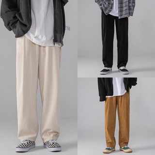 สินค้า กางเกงลูกฟูกผู้ชาย Corduroy pant v2 รุ่นใหม่ เอวยางยืด ผ้าลูกฟูก กางเกงมินิมอล กางเกงอปป้า กางเกงเกาหลี