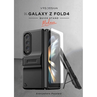 [แท้ พร้อมส่ง] เคส VRS รุ่น Quick Stand Modern สำหรับ Galaxy Z Fold 4 - สี Matte Black