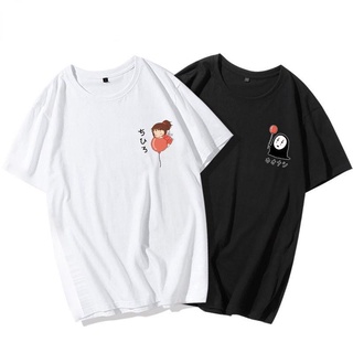SEASUM**READY STOCK**Spirited Away Printed Unisex Graphic Short Sleeves T-shirt Couple Tshirt Tee Baju Lelaki Wanita Mur