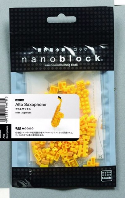 แท้-100-จากญี่ปุ่น-nano-block-นาโน-บล็อค-kawada-japan-อัลโต-แซกโซโฟน-alto-saxophones-series-nbc-106-over-120-pieces