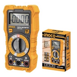 Digital Multimeter INGCO ดิจิตอลมัลติมิเตอร์ CATII 600V DM200