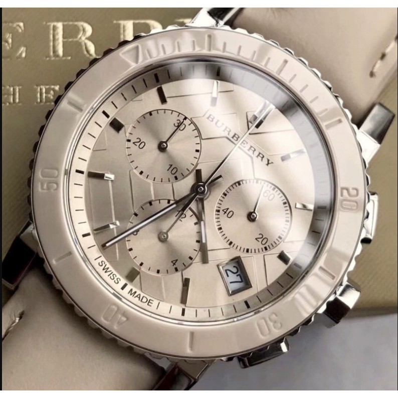 burberry-warhorse-watch-นาฬิกาแฟชั่นใหม่ของผู้หญิงนาฬิกา-bu9702-ปฏิทินสามตาของผู้หญิง