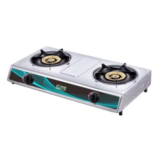 โปรโมชั่น : เตาแก๊สสแตนเลสหัวคู่ NAKSA รุ่น NGS-006 ประกัน 1 ปี