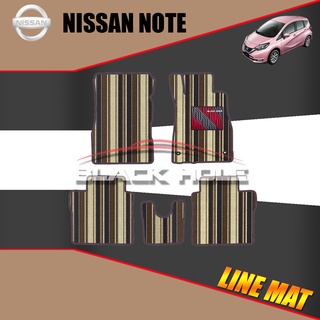 Nissan Note ปี 2017-ปีปัจจุบัน Blackhole Trap Line Mat Edge (Set ชุดภายในห้องโดยสาร)