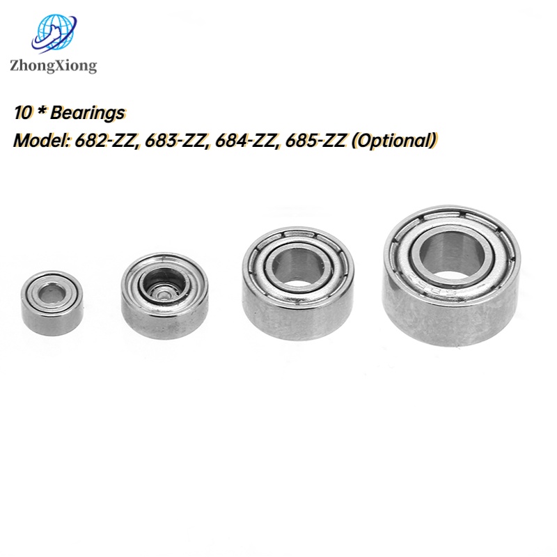 682-ZZ 683-ZZ 684-ZZ 685-ZZ ลูกปืนโลหะ 10 ชิ้น | Shopee Thailand