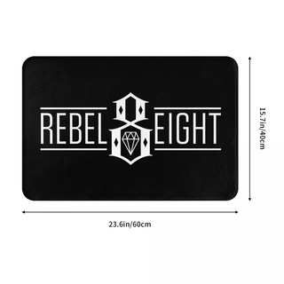 Rebel8 (2) พรมเช็ดเท้า ผ้าสักหลาด กันลื่น ดูดซับน้ําได้ดี แห้งเร็ว สําหรับห้องน้ํา ห้องนั่งเล่น ห้องนอน โซฟา 16x24 นิ้ว พร้อมส่ง