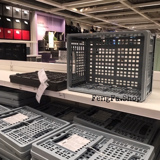 สินค้าพรีออเดอร์ Pre-order  IKEA กล่องใส่ของพับได้ KAOSIG ขนาด 36x48x7 ซม.
