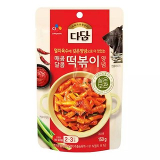 Korean CJ DADAM Sweet &amp; Spicy Topokki (Teokbokki)Hot Sauce 150g.