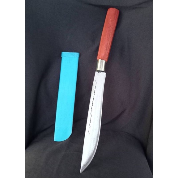 ภาพหน้าปกสินค้ามีดพกเดินป่า(Pocket knife)มีดเหน็บเอวมีฝัก ปลายแหลมเหล็กแหนบ ยาว 18 นิ้วรวมด้าม จากร้าน khay92 บน Shopee