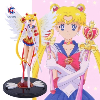 (Caere) โมเดลฟิกเกอร์เซเลอร์มูน Tsukino Usagi Princess แบบพกพา สําหรับตกแต่งสวน