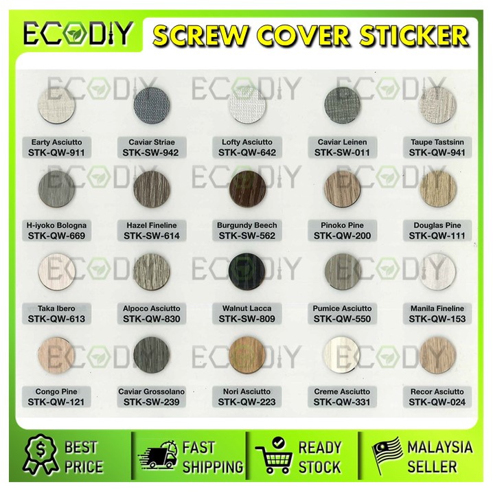 ecodiy-สติกเกอร์ฟิล์ม-15-มม-มีกาวในตัว-สําหรับตกแต่งเฟอร์นิเจอร์-96-ชิ้น