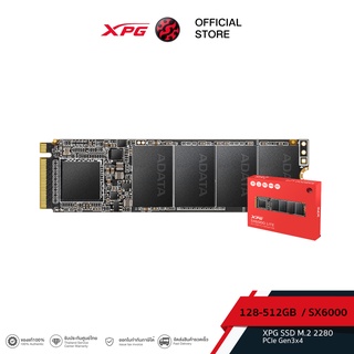 XPG (เอสเอสดี) 128 - 256GB SSD รุ่น XPG SX6000 Lite  PCIe Gen3x4 M.2 2280 R1800/W1200MB/s  - (ADT-X6000LNP)
