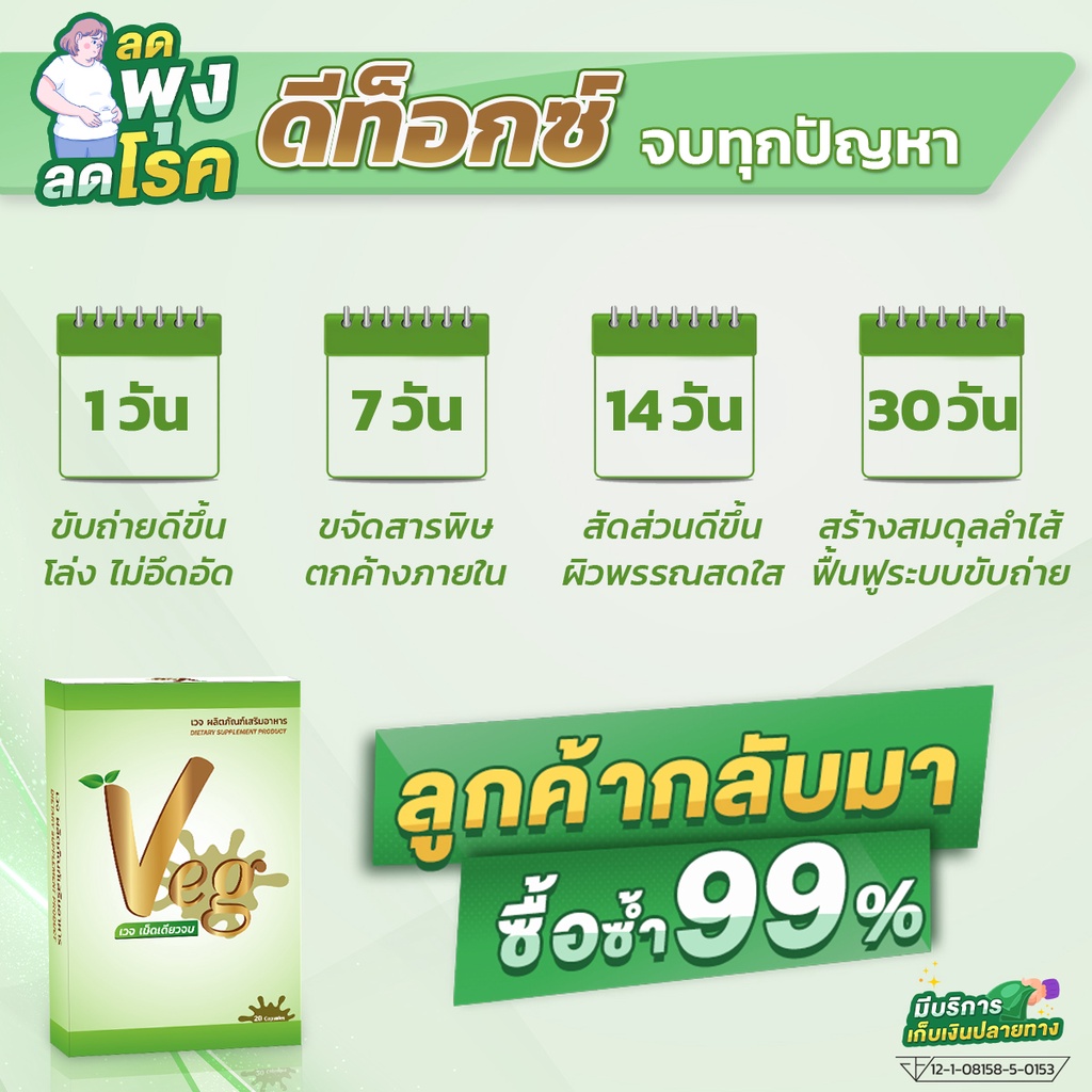 ลดแรงส์-เวจ-ดีท็อกซ์-สินค้าขายดี-ของแท้-100