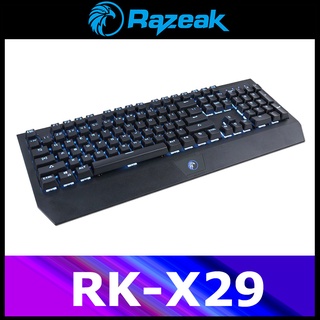 ภาพหน้าปกสินค้าRazeak RK-X29 คีย์บอร์ด กดเสียงดัง FULL RGB Gaming Mechanical Optical blue switch ที่เกี่ยวข้อง