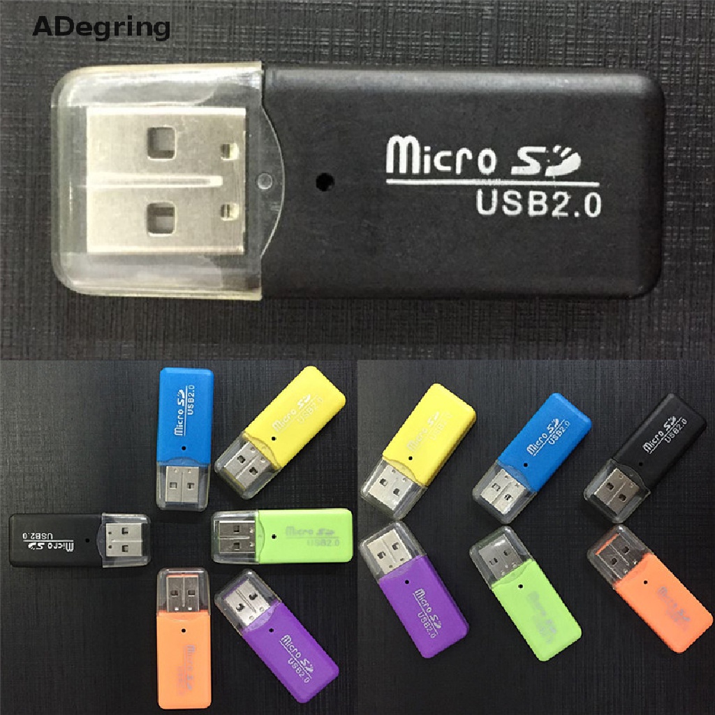 ภาพหน้าปกสินค้า(Adegring) เครื่องอ่านการ์ดหน่วยความจํา Usb Sd Mmc 480Mbps สําหรับแล็ปท็อป