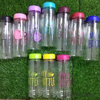 ขวดน้ำ My Bottle 500 ml. ขวดน้ำ กระบอกน้ำ ขวดใส่น้ำพกพา ขวดน้ำน่ารัก คละสี (BB175)