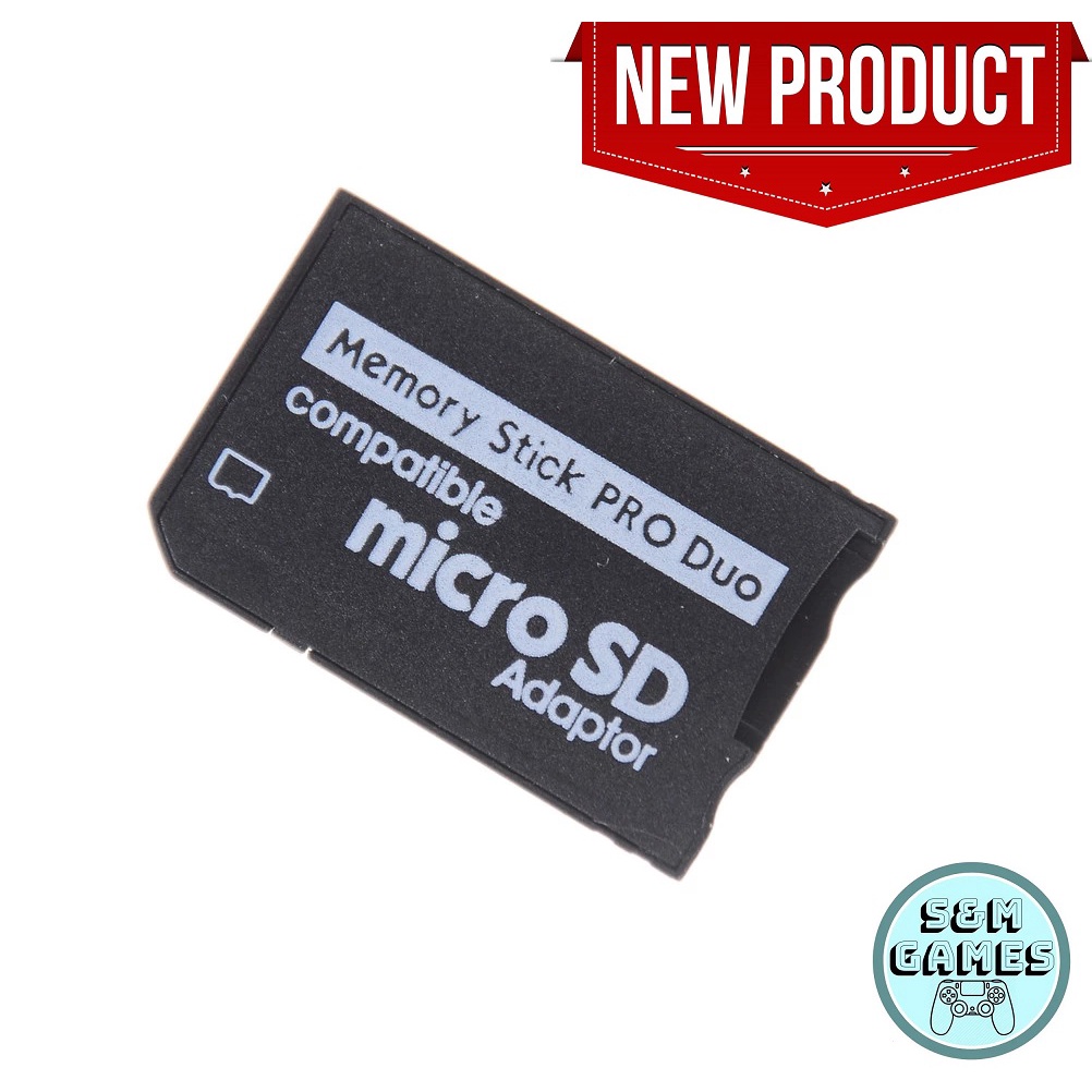 ภาพหน้าปกสินค้าPSP ตัวแปลงเมม PSP Micro SD To MS Pro Duo PSP พลาสติกแข็งอย่างดี ทดสอบการใช้งานทุกชิ้น แปลง Micro SD PSP Micro SD Adapte จากร้าน smgame บน Shopee