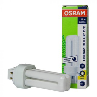 Osram หลอดตะเกียบออสแรม Dulux D/E 10W G24Q1 (4 Pin)