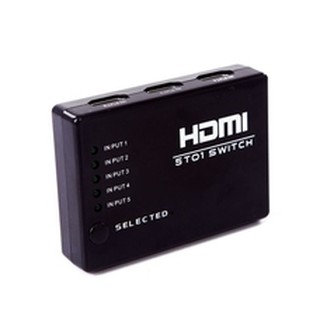 HDMI In 5 Out 1 Switch Ultra High Performance - Black