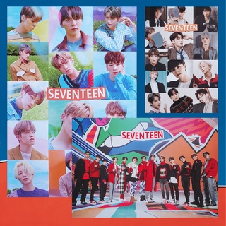 🌈พร้อมส่ง🌈มีเก็บเงินปลายทาง💕โปสเตอร์ SEVENTEEN ขนาด A3 (ใหญ่กว่า A4) 29X42 ซม.