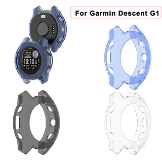 เคสนาฬิกาข้อมือ TPU แบบนิ่ม ป้องกันกระแทก สําหรับ Garmin Descent G1