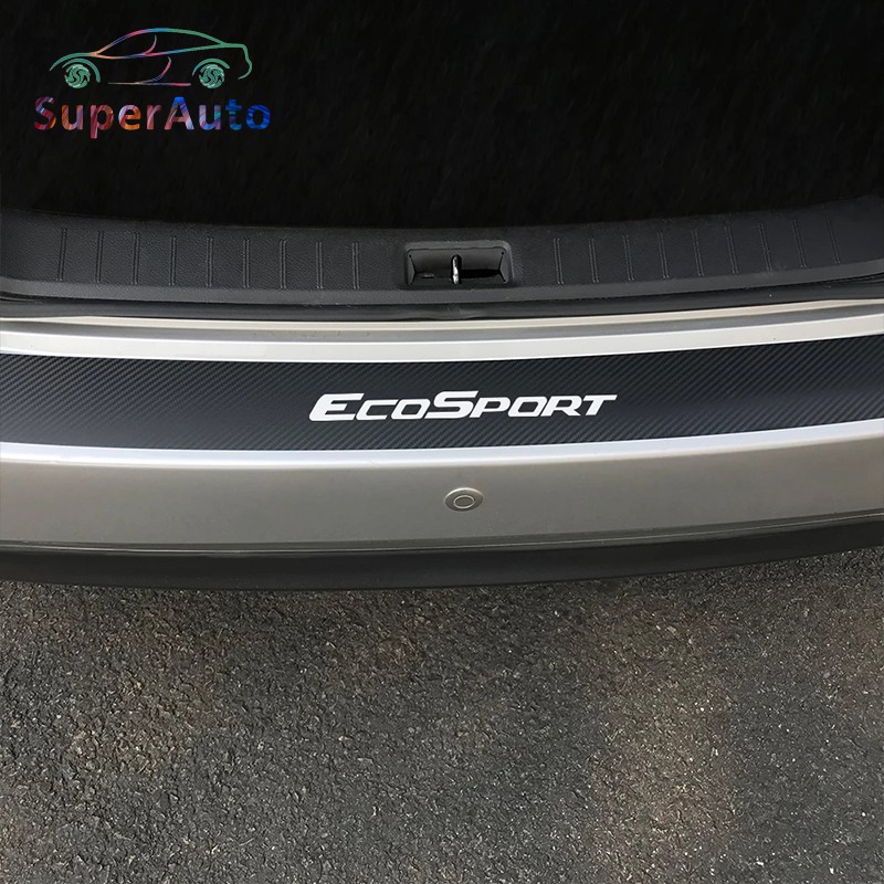 สติกเกอร์คาร์บอนไฟเบอร์-ป้องกันรอย-สําหรับติดกันชนหลังรถยนต์-ford-ecosport