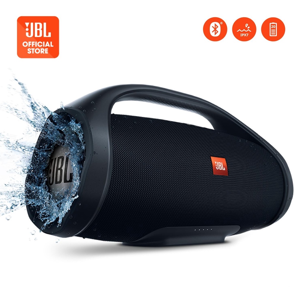 ลำโพงบลูทูธjbl-boombox-portable-bluetooth-speaker-ลำโพงกลางแจ้ง-ลำโพงไร้สายแบบพกพากันน้ำ-wireless-speaker-boomsbox