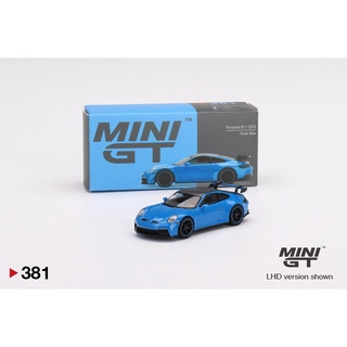 Mini GT No. 381 Porsche 911 (992) GT3 Shark Blue