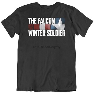 เสื้อยืดผู้ชาย เสื้อยืดผ้าฝ้าย 100% พิมพ์ลาย Falcon and The Winter Soldier Tv Show Fan LHZY S-5XL