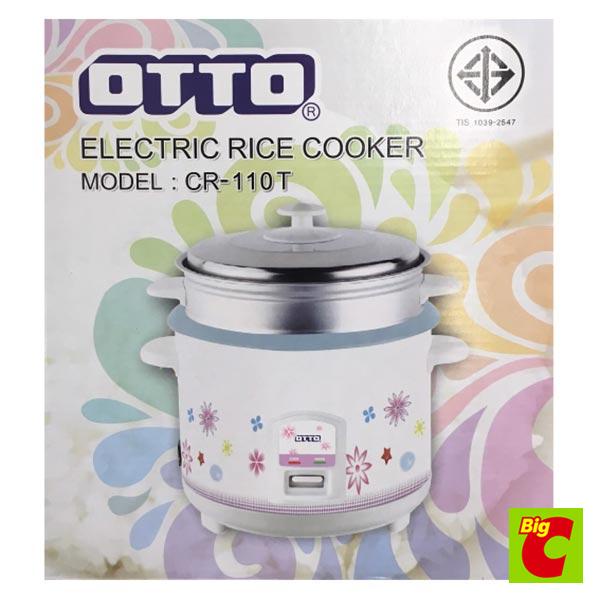 otto-หม้อหุงข้าวไฟฟ้า-ออตโต้-cr-110t-ขนาด-1-ลิตรotto-electric-rice-cooker-otto-cr-110t-size-1-liter