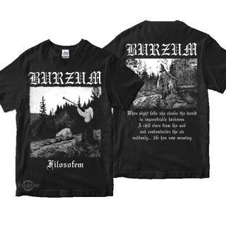 เสื้อยืด พิมพ์ลายวง burzum - Philosofeum พรีเมี่ยม สไตล์โกธิคสามารถปรับแต่งได้